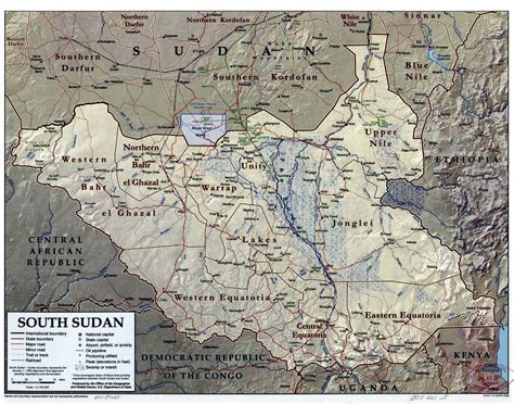 South Sudan - Maps