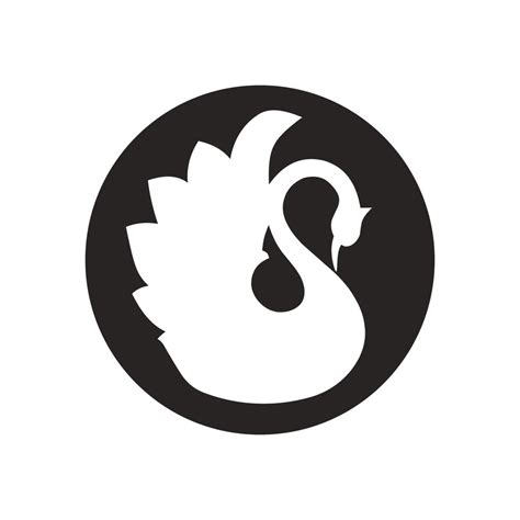 swan logo vector 17489020 Vector Art at Vecteezy