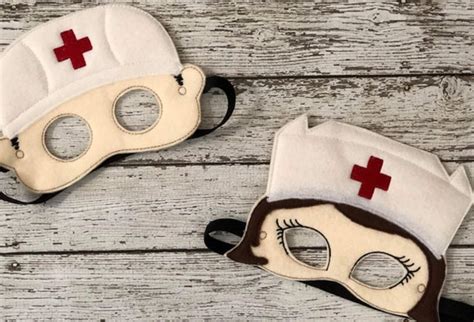 Nurse Costume Mask Nurse Mask Male Nurse Mask Male Nurse | Etsy