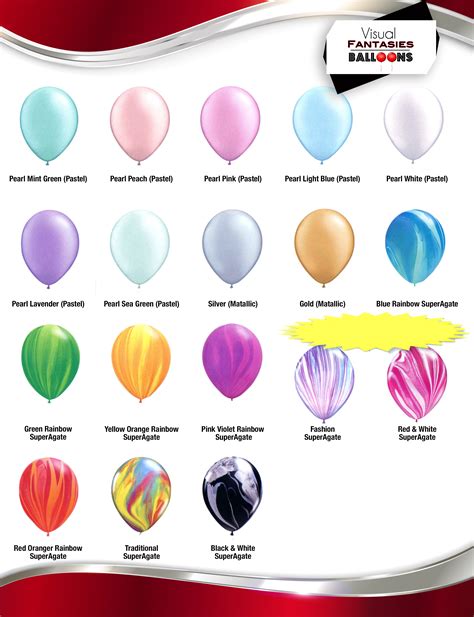 Pastel | Metallic | Super Agate | Visual Fantasies Balloons