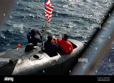 Crew members of the U.S. Navy's newest nuclear-powered strategic ...