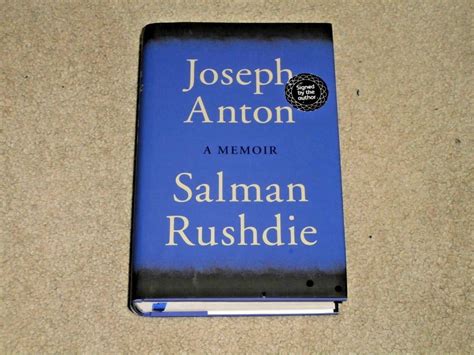 JOSEPH ANTON: A MEMOIR - F/F UK FIRST EDITION HARDCOVER 1/1 by Salman Rushdie: Fine Hardcover ...