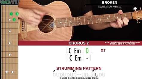 Broken Guitar Cover Seether & Amy Lee 🎸|Tabs + Chords| - YouTube