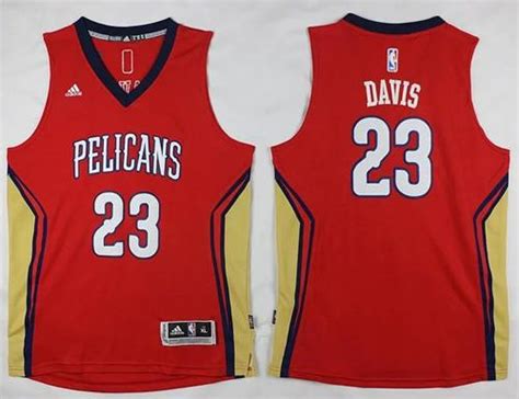 Pelicans #23 Anthony Davis Red Stitched Youth NBA Jersey | Cheap ...