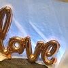 Giant love Script Balloon in Rose Gold 40 XL Bridal Shower Prop, Wedding Script Love Balloon ...