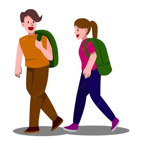 People Walking Stock Illustrations, Royalty-Free Vector Graphics - Clip ...