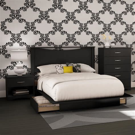 Black Bedroom Furniture Sets Full-Size : Shop for black bedroom sets in bedroom sets. - img-palmtree