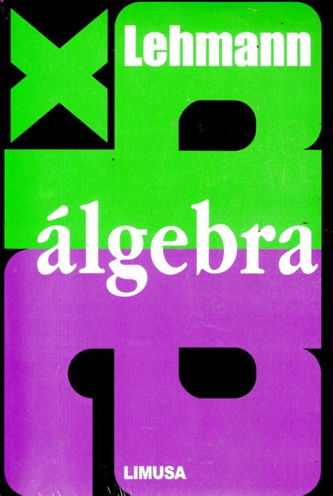 Algebra - Lehmann / Limusa - $ 209.00 en Mercado Libre