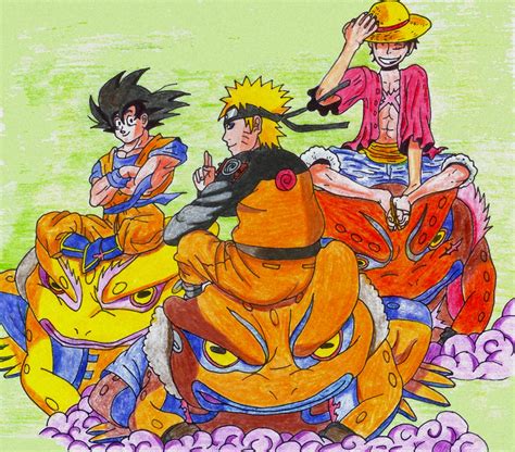 Naruto Luffy Goku Wallpaper