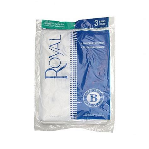 ROYAL, Fits Royal Vacuum Brand, Dry, Vacuum Bag - 33Y492|3067247001 ...