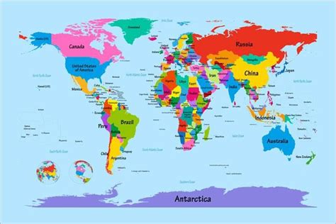 world map kids printable