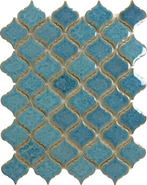 Blue Arabesque Tile | Arabesque Porcelain Tile — Oasis Tile