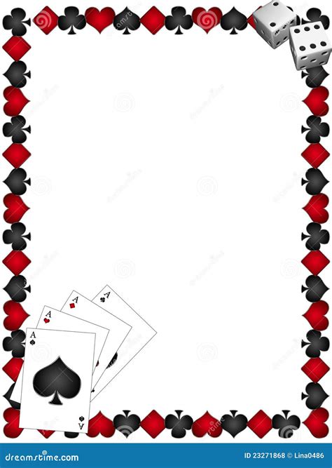 Playing Cards Border Clip Art