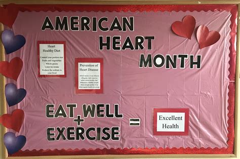 American Heart Month Bulletin Board | Heart month bulletin board, Heart awareness month ...