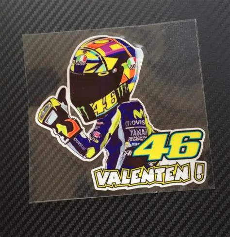 moto GP rossi helmet sticker vinyl plastic 3M motorcycle decal 46 ...