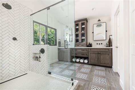 Modern Master Bathroom Tile