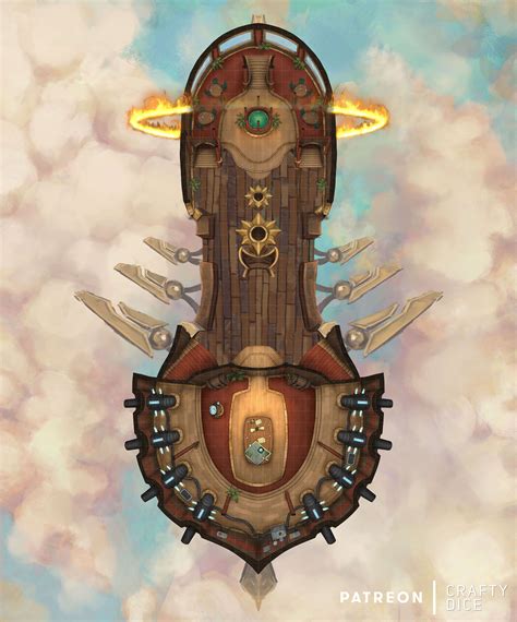 Steampunk Airship with Eberron inspired energy halo! This one exists ...