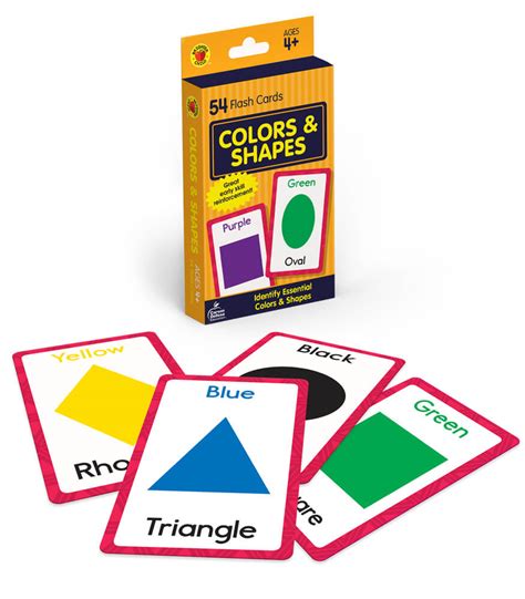 Printable shapes and colors flashcards - lordbap