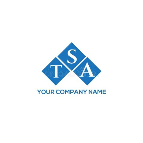 TSA Letter Logo Design on White Background. TSA Creative Initials ...