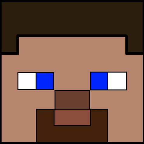 Steve Face by tjbuckeye1 on DeviantArt | Minecraft face, Minecraft, Face painting easy