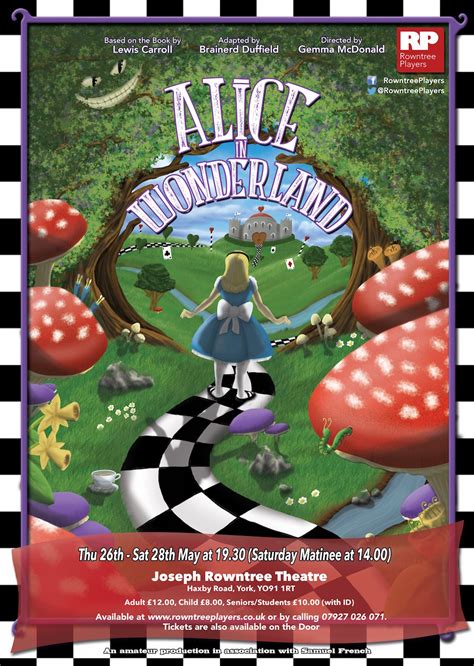 Alice in Wonderland at Joseph Rowntree Theatre event tickets from TicketSource