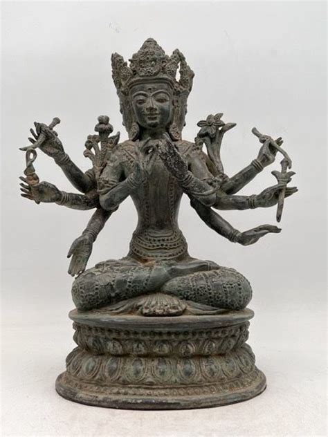 statue goddess - Bronze - Nepal - late 20th - early 21st - Catawiki