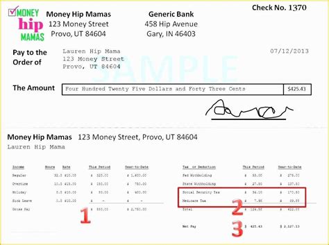 Free Fake Check Stubs Template Of Horizontal Black Pay Stub Sample ...