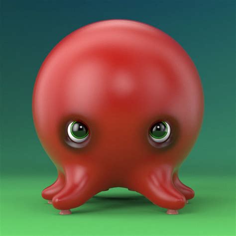 free octopus 3d model