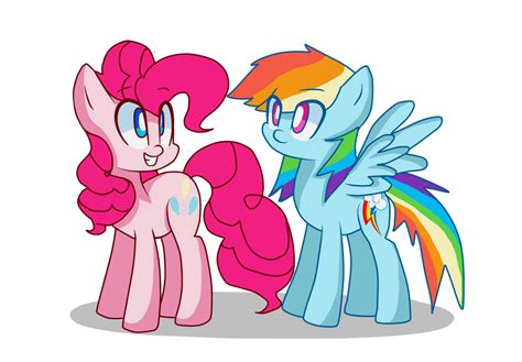 Rainbow Dash And Pinkie Pie by HioEnding on DeviantArt