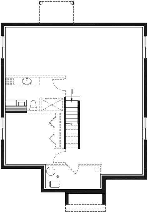 House Plan 76514 - Modern Style with 1266 Sq Ft, 2 Bed, 1 Bath