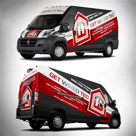 Check out this Car, truck or van wrap from the 99designs community. Commercial Van, Commercial ...