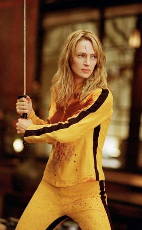 Uma Thurman yellow tracksuit in Kill Bill | Kill bill, Uma thurman, Uma thurman kill bill