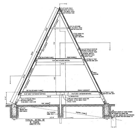 Woodwork A Frame Cabins Plans PDF Plans