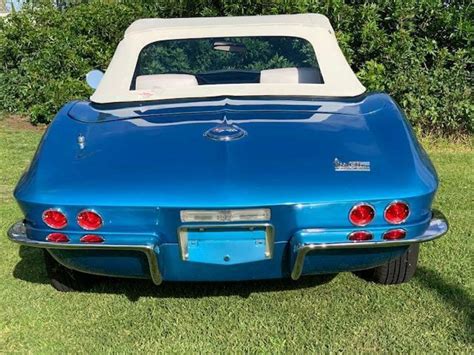 1967 CORVETTE CONVERTIBLE MARINA BLUE WHITE INTERIOR 427/435hp BODY OFF RESTO for sale: photos ...