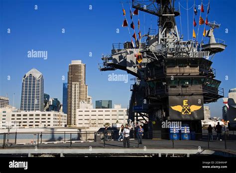 Midway Aircraft Carrier Museum, San Diego, California, USA Stock Photo ...