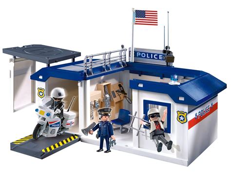 NIB Playmobil Take Along Police Station Playset - 55-piece set | eBay