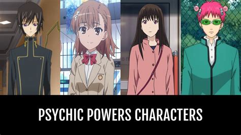 Psychic Powers Characters | Anime-Planet