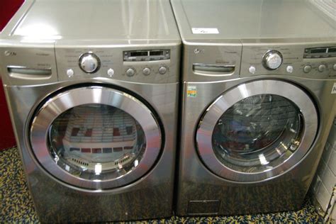 GREY LG WASHER & DRYER SET C/W TRUE STEAM - Able Auctions