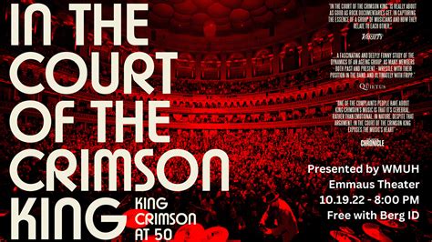 2022: WMUH Presents King Crimson Documentary | Muhlenberg College