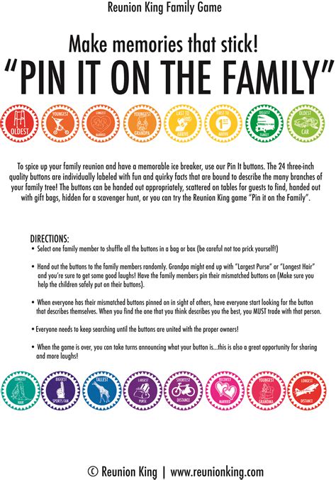 Family Reunion Printable Games - Customize and Print