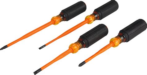 Klein Tools 33734INS - Screwdriver Set, Slim-Tip Insulated Phillips ...