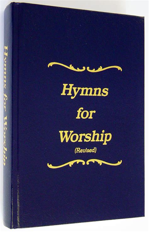 Hymns for Worship Hymnal - Blue Hardback — One Stone Biblical Resources