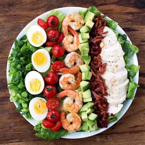 Coastal Cobb Salad with Creamy Cilantro Lemon Dressing - Kit's Kitchen