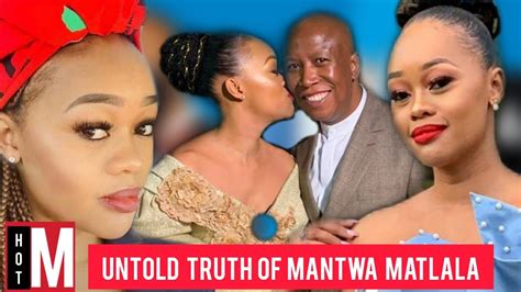 Untold Truth Of MALEMA'S Wife Mantwa Matlala | Marriages To MALEMA, How She Met Julius - YouTube