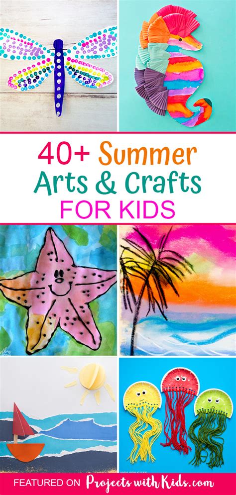 Easy Summer Art Projects For Kids - Kress the One