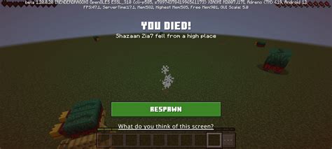 What do u think about the new ' You Died!' screen. : r/Minecraft