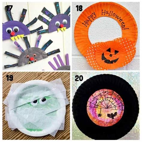 35 Fun Paper Plate Halloween Crafts - Kids Craft Room