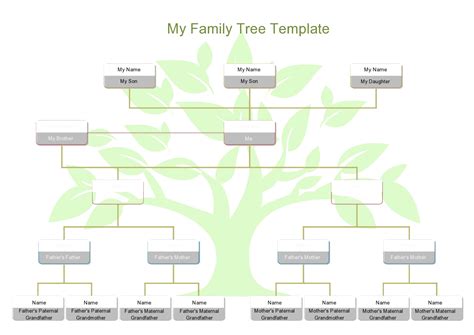 30 Editable Family Tree Templates [100% Free] - TemplateArchive