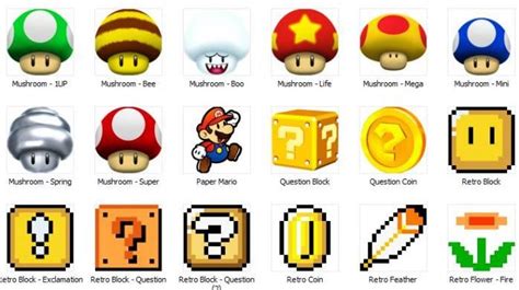 Mario Symbols | Super mario, Super mario bros games, Super mario bros