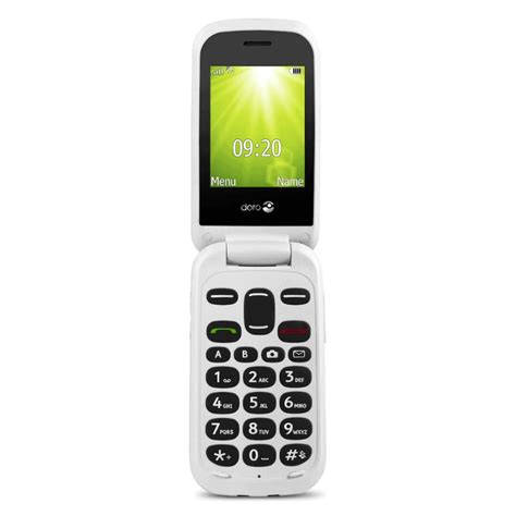 Téléphone Portable Clapet Simple à Grand Ecran pour Senior Doro 2404